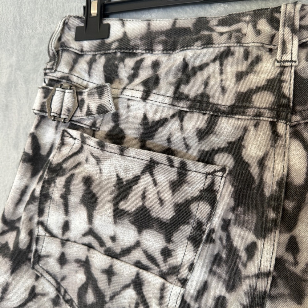 Isabel Marant Pour H&M 2013 Ikat Print Straight Jeans US 10 Embroidered Trim - Picture 10 of 15